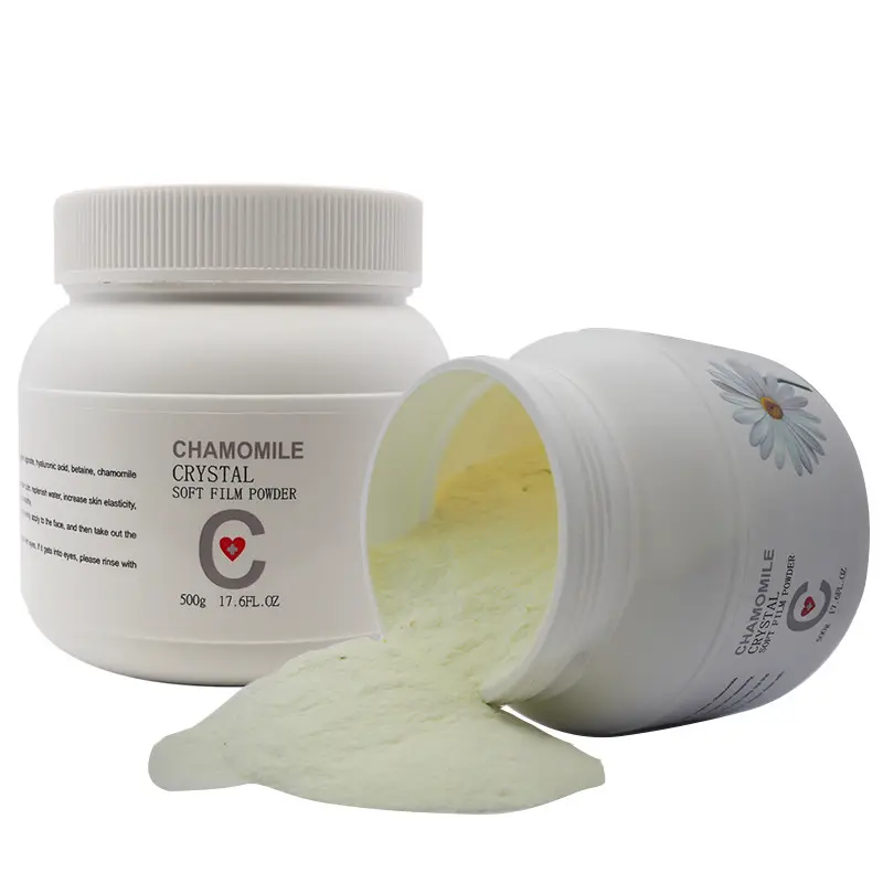 Nuova formula custom brightening beauty freckle herbal powder face mask camomilla professional crystal Soft film powder