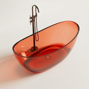 Baignoire transparente grande taille en gros, disponible en plusieurs couleurs, pour bain relaxant en intérieur ou extérieur, idéale pour appartement - Product Image 5