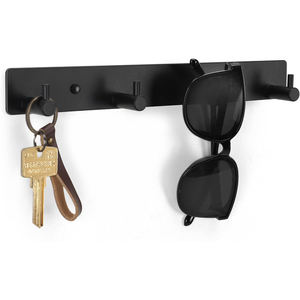 Crochet adhésif auto-blanc en acier inoxydable SUS304 crochet mural collant crochet de manteau de salle de bain pour cintre de sac à main clé - Product Image 3