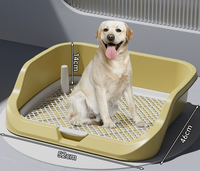 Toilettes pour grands chiens, toilettes intérieures modernes en plastique pour chiens et chats, écologiques, faciles à nettoyer