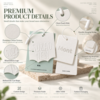 Étiquettes volantes personnalisées en papier coton couché pour accessoires vestimentaires féminins – Vente en gros pour propriétaires de boutiques et groupes de marques – Chine