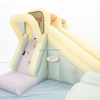 Prix de gros : Toboggan aquatique gonflable pour enfants avec piscine, équipement de jeu aquatique pour jardin, idéal pour l'été
