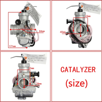 Carburador Mikuni de Alto Rendimiento 3KA-E4101-20 5PV-E4101-00 para Yamaha RXZ135 RXK RX135 RX115 RXKING Concorde135 135cc
