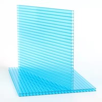 Feuilles de polycarbonate à double paroi 4mm 6mm 8mm 10mm 12mm, polycarbonate à double paroi, polycarbonate à double paroi