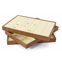 Plateau de présentation de bijoux, plateau de présentation pour pendentifs et colliers, plateau de rangement pour boucles d'oreilles et bagues, plateau de visualisation, accessoires de présentation