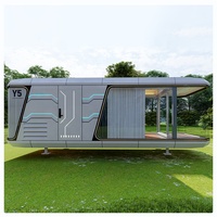 Maison conteneur capsule extensible pour l'extérieur Maison capsule modulaire moderne Maison préfabriquée mobile de luxe