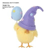 Neue Frühlings-Osterdekorationen Küken-Anhänger Ei-Küken-Puppe Dekoration Bunte Niedliche Ornamente Oster-Party-Dekoration für Kinder