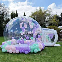 Dômes gonflables à bulles de cristal Tente à bulles géante transparente pour l'extérieur Grands ballons Maison à bulles gonflable