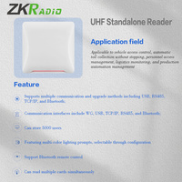 Lector UHF RFID de Largo Alcance de 10-15 Metros con TCP/IP, USB, RS485, Wiegand26/34 y Bluetooth para Gestión de Estacionamientos