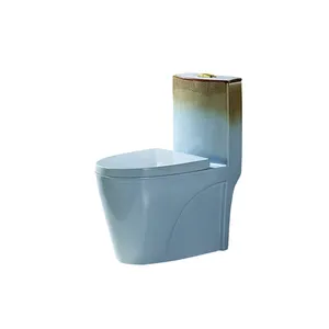 파란 색깔 뜨거운 판매 세라믹 한 조각 S 함정 화장실
