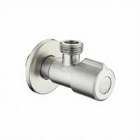 Robinet d'angle manuel en acier inoxydable anti-goutte à vide pour chauffe-eau, toilettes, salle de bain, cuisine, alimentation en eau chaude et froide OEM