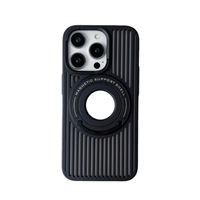Casing Ponsel Magnetik dengan Penyangga Tarik untuk iPhone 14 Pro Max 14 Pro 14 13 12 Matte Penutup Tahan Guncangan dengan Disipasi Panas.