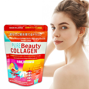 Premium toz lal Vegan kollajen hidrolisat içecek japonya beyazlatma deniz kollajen içme tozu cilt için