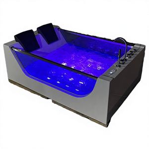 <span class=keywords><strong>HOT</strong></span> COMO アクリル製屋内自立式ヨーロピアンデザイン滝状ジェットバススパ浴槽 20ジェット 2名用マッサージホットタブ - Product Image 4