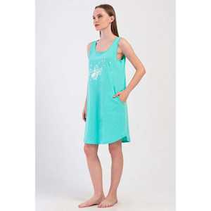 Falda informal de mujer con corte amplio y bolsillo ovalado tipo túnica - Product Image 3