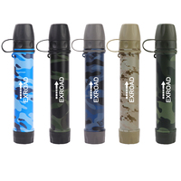 Paille filtrante à membrane UF Exroad sans BPA, purificateur d'eau de survie 3000L, portable pour camping, randonnée et préparation aux situations d'urgence