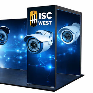 Stand de Exhibición Modular con Caja de Luz para <span class=keywords><strong>Ferias</strong></span> Comerciales, Reutilizable, de 10 x 20 pies, para ISC West - Product Image 5