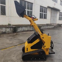 Telecomando Mini carrello elevatore piccolo skid steer loader per macchine edili giardino farm