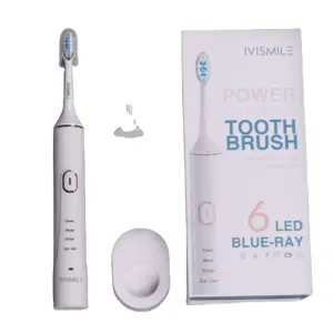 IVISMILE Portable Ipx7 Waterproof Rechargeable Sonic Electric Toothbrush For Home Electric Tooth Brush