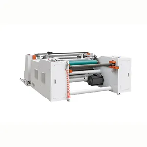 RTFQ-1300 single shaft 1000mm unwind and winding nonwoven slitting and rewinder