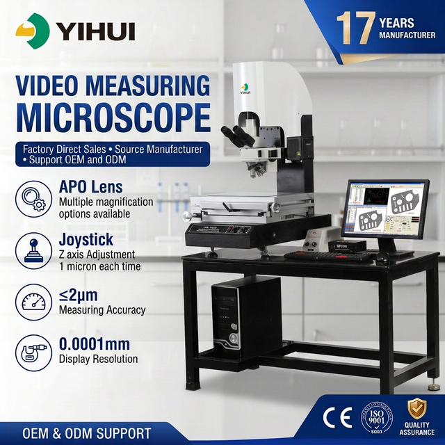 YIHUI VMM Series Manual Video Measuring Microscope VMM-3020D VMM-4030D VMM-5040D Industrial Precision Inspection Microscope