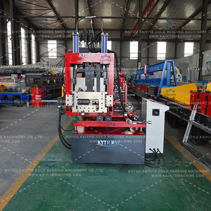 Machine <span class=keywords><strong>de</strong></span> formage <span class=keywords><strong>de</strong></span> poutrelles CZ entièrement automatique - Vitesse <span class=keywords><strong>de</strong></span> formage <span class=keywords><strong>de</strong></span> 30 m/min - Profil C/Z interchangeable, épaisseur <span class=keywords><strong>de</strong></span> matériau <span class=keywords><strong>de</strong></span> 1 à 3 mm - Product Image 4
