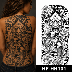 Tatuaggio Temporaneo HF a Forma di Drago Tribale per Uomo, Grande Formato, Impermeabile, Lunga Durata, Arte Corporea, Vendita all'Ingrosso - Product Image 1