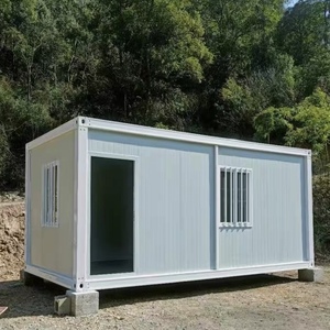Maison conteneur modulaire mobile en acier préfabriqué de 20 pieds pour <span class=keywords><strong>bureau</strong></span> et habitation avec un design contemporain - Product Image 2