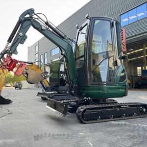 ドアからドアへの掘削機2.5トン1.7トン3トン油圧ディーゼル農業用ミニ掘削機クローラー掘削機 - Product Image 6