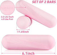 Équipement de gym à domicile personnalisé, haltères, haltères en silicone souple, haltères en fer antidérapants, haltères souples pour femmes, Pilates
