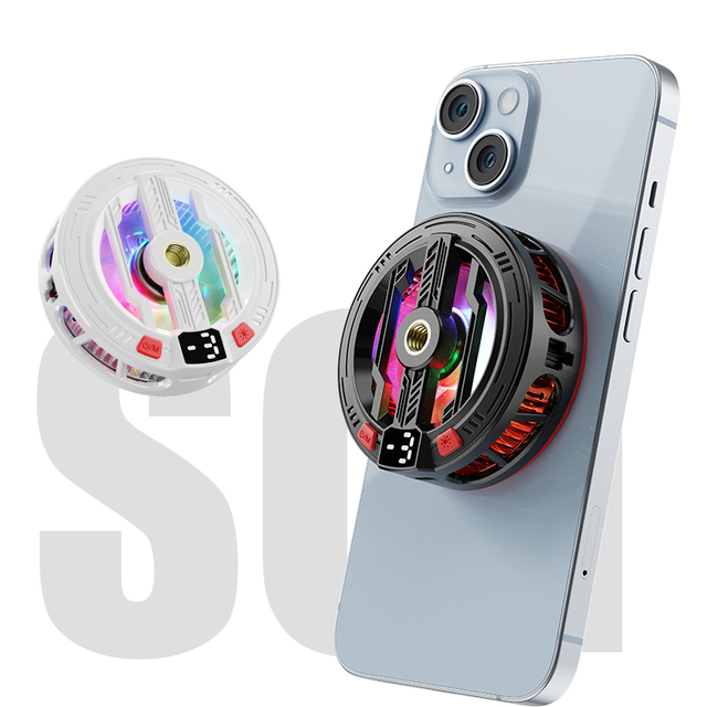 S01 Mobile Phone Semiconductor Cooling Fan Magnetic Clip Fast Cooling for Gaming Phone