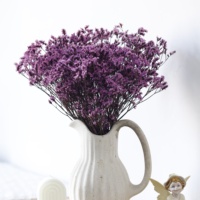 Bouquet de fleurs séchées de Limonium cristallin préservé, arrangement blanc et rose pour mariage, décoration intérieure, fête des Mères, remise de diplôme