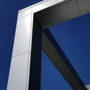外装パネルラジエーターマウントアルミニウム金属3D壁