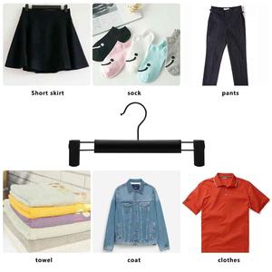 <b>Plastic</b> Clothes Hanger Clothing Pants Hangers Space-Saving Skirt Hanger with 360 ° Swivel Hooks - Product Image 4