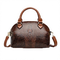Sac à main unisexe d'usine OEM, trois sangles, simili cuir, fermeture éclair, doublure polyester, motif nœud, perle, imperméable, grande capacité