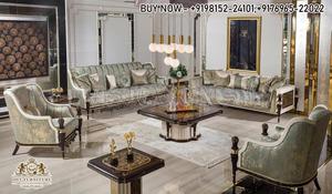 ชุดโซฟาไม้สักแกะสลักด้วยมือ รอยัล มหาราชา สไตล์คลาสสิกแบบอิมพีเรียล เฟอร์นิเจอร์ทำมือสุดหรู ชุดโซฟาไม้สักสุดหรูจากแคนาดา - Product Image 3