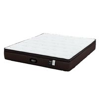 Matelas hybride moderne de haute qualité, compressé et emballé sous vide, avec surmatelas Euro Top