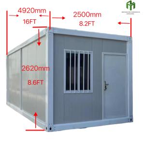 Vente flash : Maison modulaire en conteneur de 20 pieds ou 40 pieds / Maison préfabriquée pliable en kit, bureau, hôtel, villa - Product Image 6