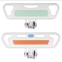 Barrière latérale de lit d'hôpital en PP ABS moulé par soufflage, pliable, couleur personnalisée, avec indicateur d'angle pour les soins aux personnes atteintes de démence