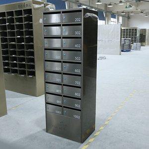 Premium Stainless Steel Cluster Mailbox Unit with Secure Locking Doors for Multi-Family Residential Buildings - Product Image 1