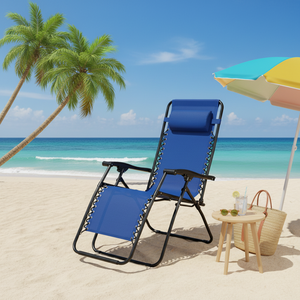 Poltrona Blue Gravity 65x175x110 cm per Uso in Spiaggia - Product Image 3