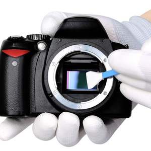 مسحات تنظيف مستشعر الكاميرا متوافق مع CCD/CMOS ، ستوكات خالية من الوبر ، خيارات جافة أو مبللة مسبقًا ، معبأة بشكل فردي - Product Image 1