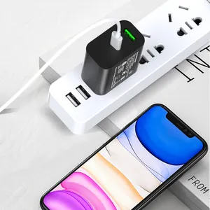 Wall Charger Pd 20w 20 Watt Type-c Usb-c Usb C + Usb A Dual Ports Power Adapter Fast Chargers For Apple Phone For Iphone11-15
