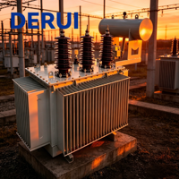 Transformateur triphasé immergé dans l'huile à bobinage en aluminium haute fiabilité 15 kV Groupe vectoriel Dyn11 Convertisseur de puissance pour usage industriel