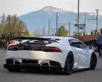 Nouveau kit de carrosserie de diffuseur arrière en fibre de carbone pour Lamborghini Huracan LP610-4 coupé à deux portes
