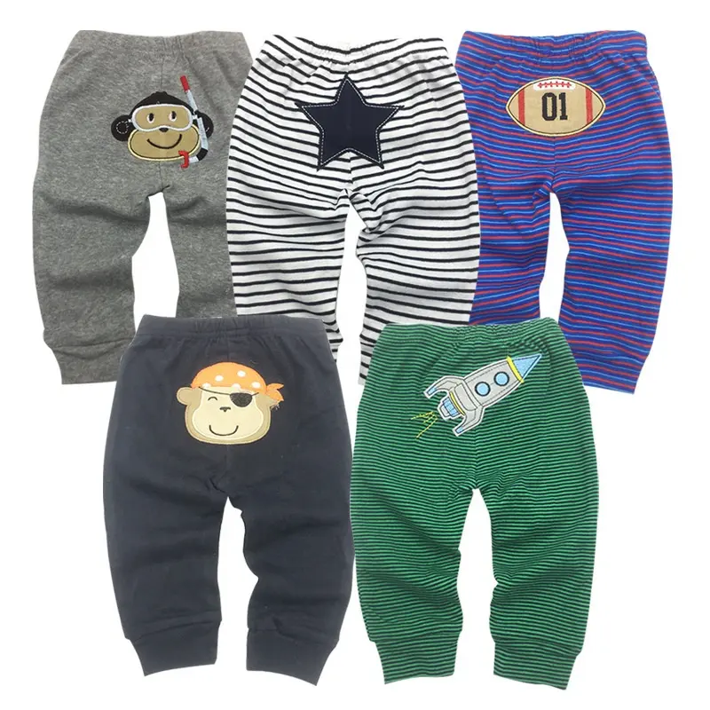 Newborn Baby Pants 100% Cotton Toddler Breathable Baby Boy Clothes Fashion Baby Pants