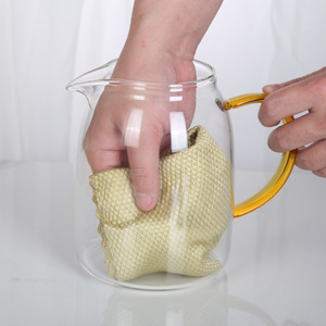 Tetera de Vidrio de Borosilicato Personalizada de 1L 1200ml, Juego de Tetera Hecho a Mano con Diseño Clásico, Ecológico, Transparente y Grande para Café y Té - Product Image 5