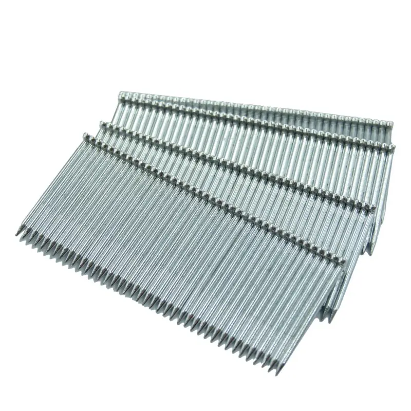 steel row concrete nails used for building home decoration