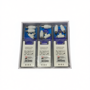 Set di connettori TV a tre vie per assemblaggio cavi - Product Image 1