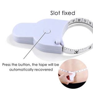 Wholesale 150 Cm/60 Inch Retractable Ruler Body <b>Measuring</b> <b>Tape</b> Self-tightening Automatic Telescopic for Fitness Weight Loss - Product Image 6
